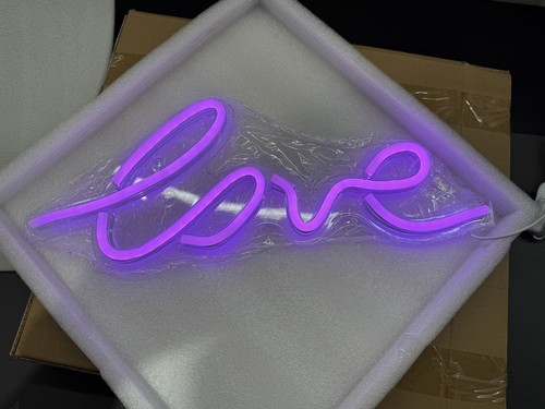 Led neonschild love usb - love,