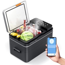 Kompressor Kühlbox 28L Mini Kühlschrank Auto LKW Camping -20℃~20℃ APP 12V/230V