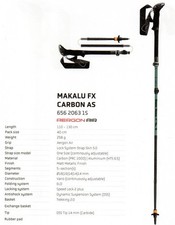 Leki Makalu FX Carbon AS Falt