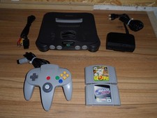 Nintendo 64 Konsole Grau + Controller + 2x Spiele