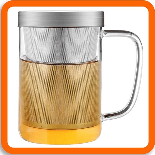 Teetasse mit sieb deckel - teetasse,