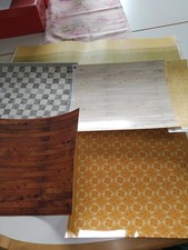 Puppenhaus Tapete 1:12 Fußboden Wandbelag Bauen Puppenstube Fliesen Holzoptik