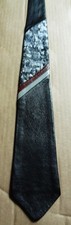 Krawatte  Echt Leder mit reiner Seide , NEU ohne Etikett