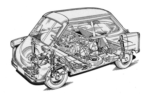 Foto zundapp janus - foto, cutaway
