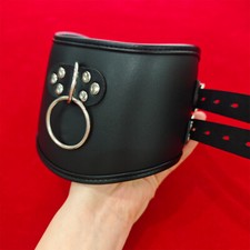 Profi bondage leder - bondage, halsfessel