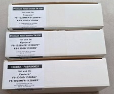3 neue Kyocera Toner FS-1300D/1350DN/ TK130