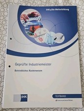 Textband Geprüfte Industriemeister Betriebliches Kostenwesen