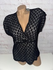 Spitzenshirt schwarz