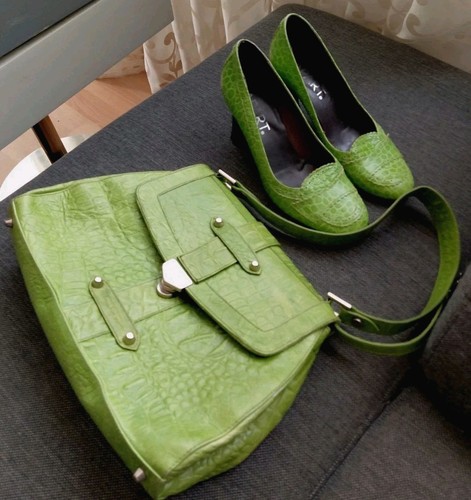 Echte leder damen tasche mit - leder,