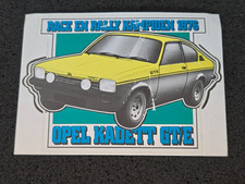 OPEL KADETT GT/E ➔ Sticker / Aufkleber ➔ *aus Sammlung* 361