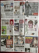 David Bowie UK Newspaper