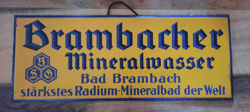 Alte reklame brambacher - reklame, "brambacher