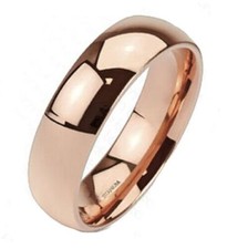 Solid Titanium Polished Rose