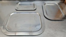 3x Edelstahlwanne Metzgerwanne