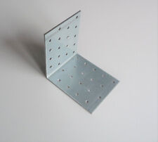 Lochwinkel Winkelverbinder Winkel Metall 100 x 100 x 80 x 2,5mm verzinkt 90 Grad