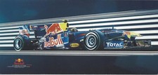 MARK WEBBER-FORMEL 1-AUSTRALIEN-RED BULL-AUTOGRAMMKARTE-UNSIGNIERT-RAR
