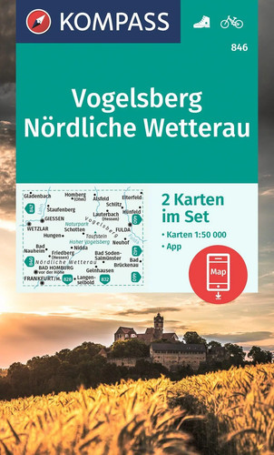 Kompass wanderkarten set - kompass, wanderkarten-set