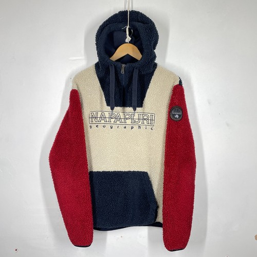Napapijri fleece hoodie - napapijri, l