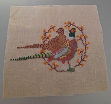 STICKBILD, KREUZSTICH, FERTIG