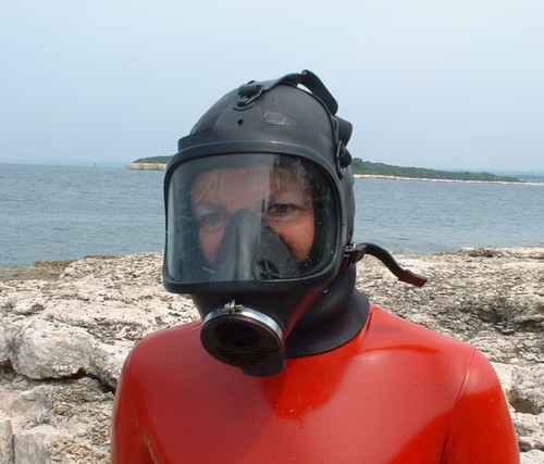 Gasmaske,Halbmaske,Dräger,Aue