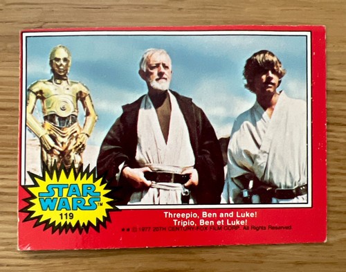 Topps star wars opc blue - opc, 1977