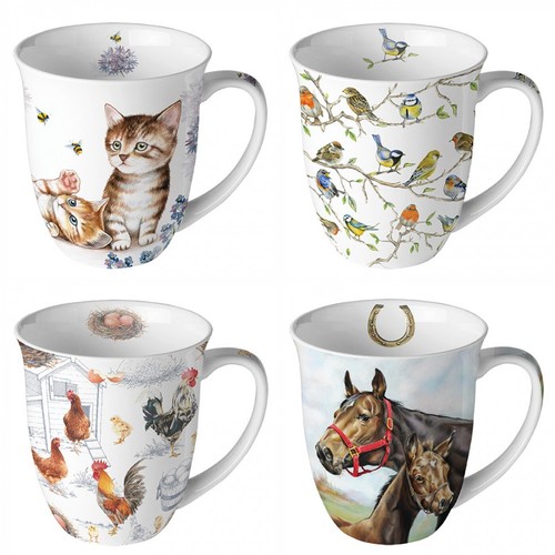 Kaffeebecher tiere katzen - 1,