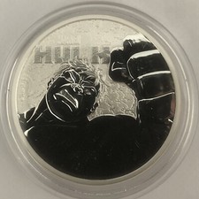 3 x Marvel Silbermünze Hulk + Captain Amerika + Wolverin 1 Oz/Unze Silber Kapsel