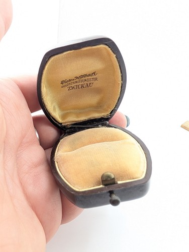 Altes bakelit etui ring - bakelit,