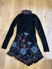 Hübsches Damen- Samt- Kleid / Freizeit / Boho / Hippie / Mittelalter / Gr.  S