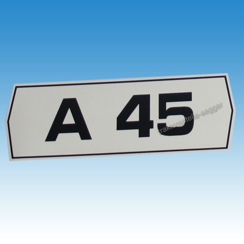 Holder typenaufkleber - 45,