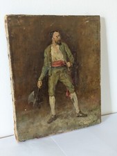 Antikes Gemälde "Mann mit