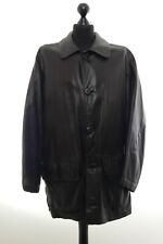 180 146 HARVEST Herren Leder Jacke Gr. 52 dunkelbraun Lederjacke Herrenjacke