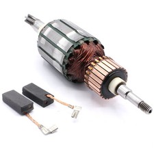 Motor Anker Rotor Läufer + Kohlen für Makita HR 4001C, 4010C, HR 4011C, HR-4010C