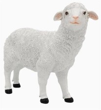 Dekofigur weiß schaf - dekofigur,