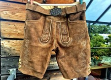 Lederhose Hirschleder M Ungetragen Neu Oktoberfest Braun