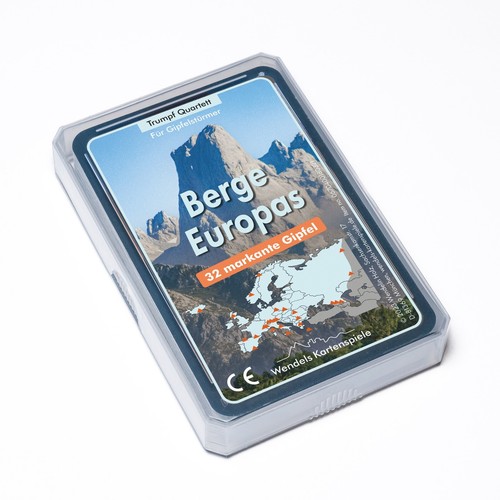 Berge europas trumpf - berge, quartett