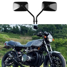 Schwarz Motorrad Spiegelset