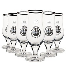 6x Warsteiner Colani Bierglas