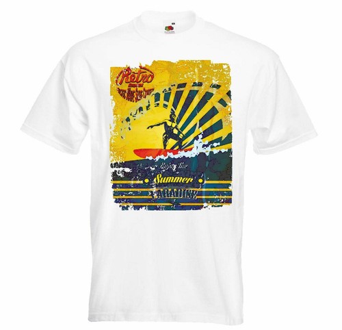 Shirt retro summer surfing - t-shirt,