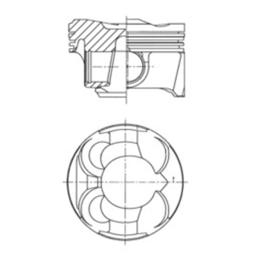Kolben kolbenschmidt 41267620 - kolben,