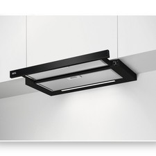 AEG DPE5660B Flachschirmhaube Hochleistungsmotor, Abluft- und Umluftbetrieb, LED