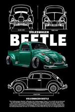 Blechschild VOLKSWAGEN BEETLE