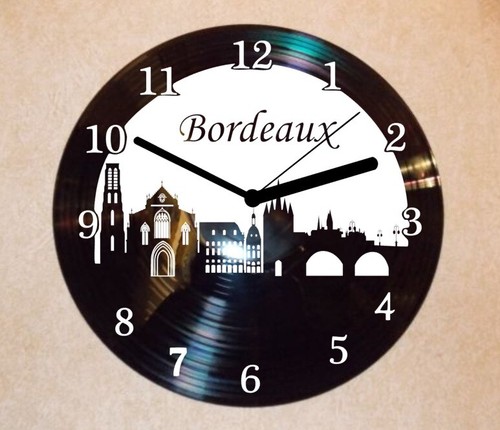 Bordeaux wanduhr - bordeaux,