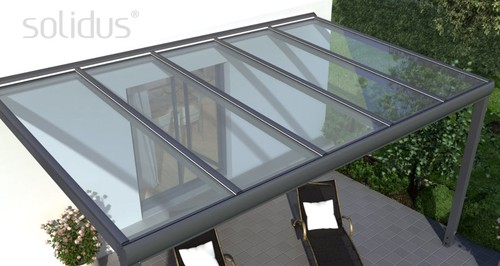 Alu terrassenüberdachung mit - alu,
