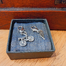 2 Charms Anhänger Fahrrad und