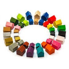 Häuser u. Hotels Brettspiele Spielmaterial Figuren Spielsteine aus Holz Monopoly