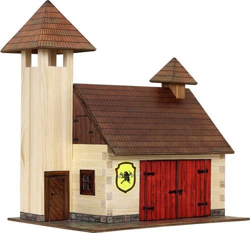 Modellbau set feuerwehrhaus - modellbau-set, "feuerwehrhaus"