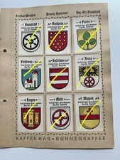 Reklammarken HAG Kaffee 1926