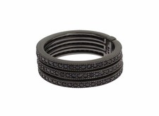 Nialaya Black CZ 925 Sterling