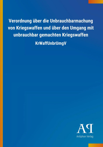 Antiphon verlag verordnung - antiphon,
